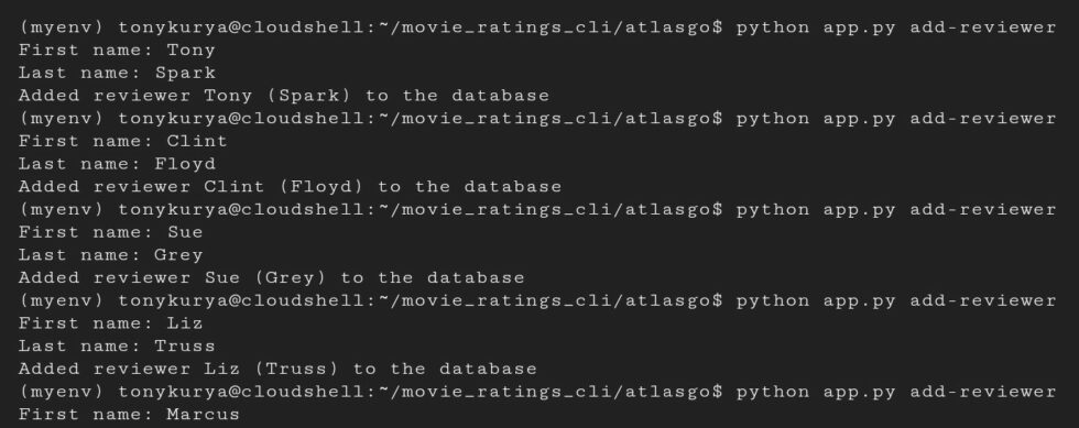 Create a CLI Application with Python and Atlas | Next Idea Tech Blog